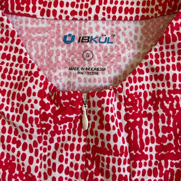 Ibkul Womens Small Diane Print Long Sleeve Shift Dress UPF 50 Golf Athletic - Picture 9 of 11